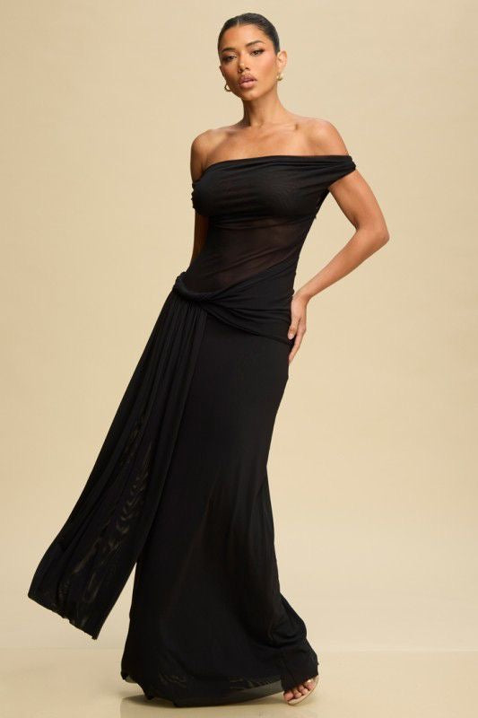 Elisa Maxi Dress (Black)