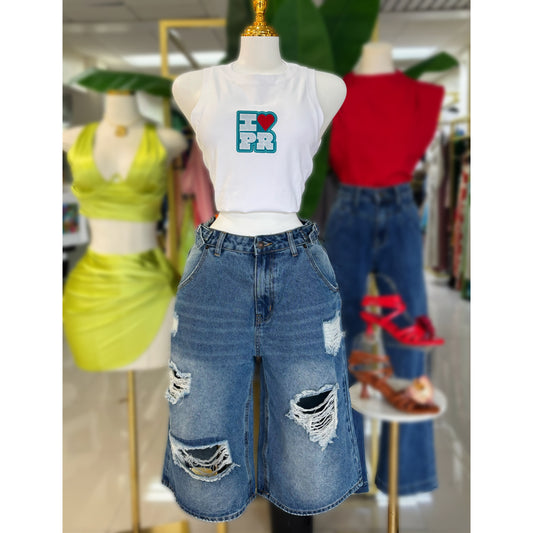 Aurora Denim Jort