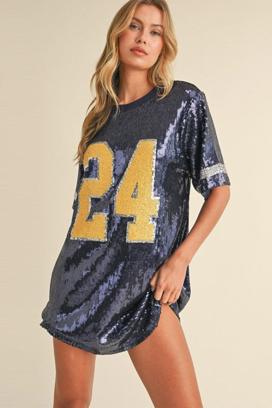 Kim 24 Sequin Thirt Dress