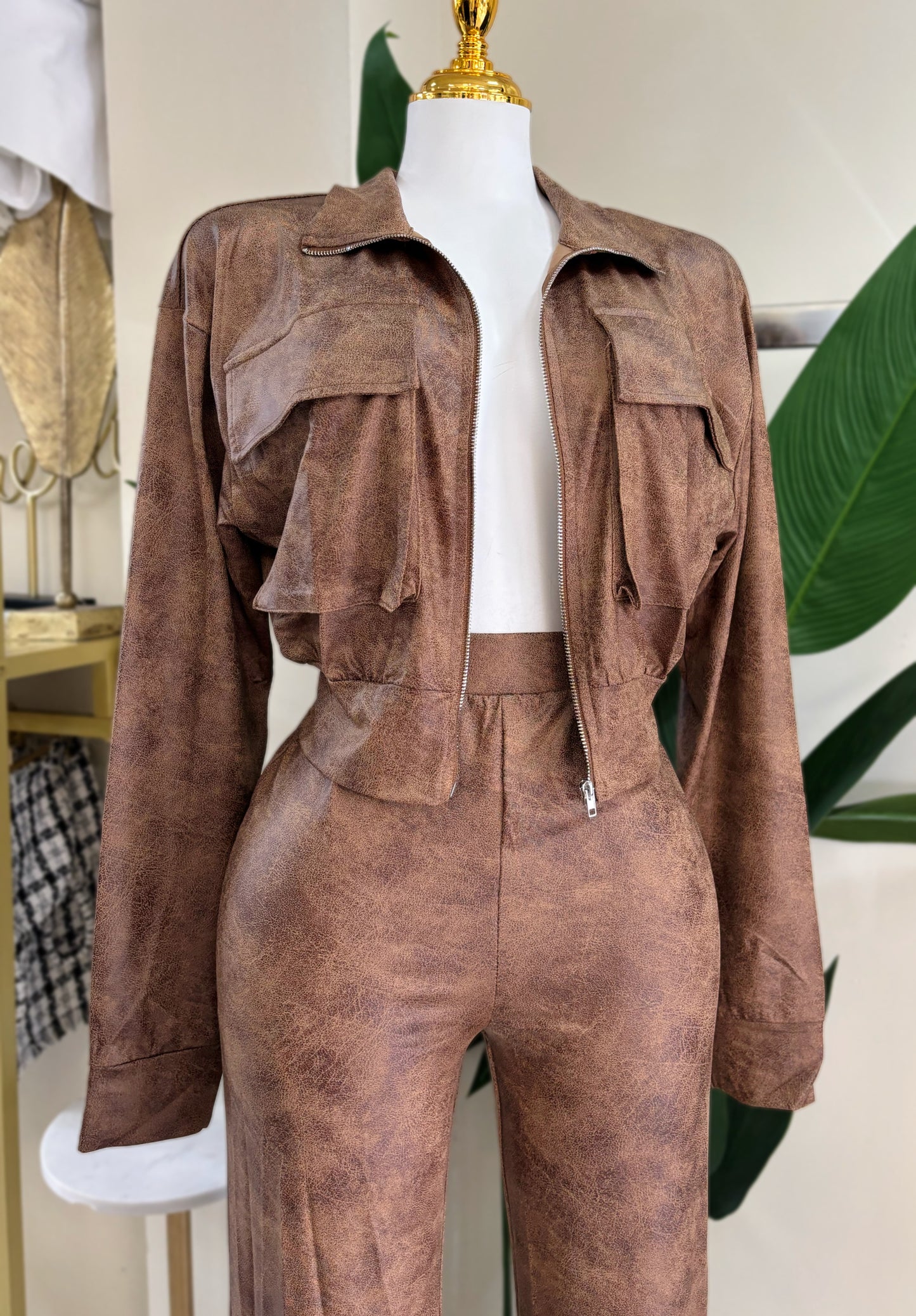 Emilia Soft Leather Travel Set