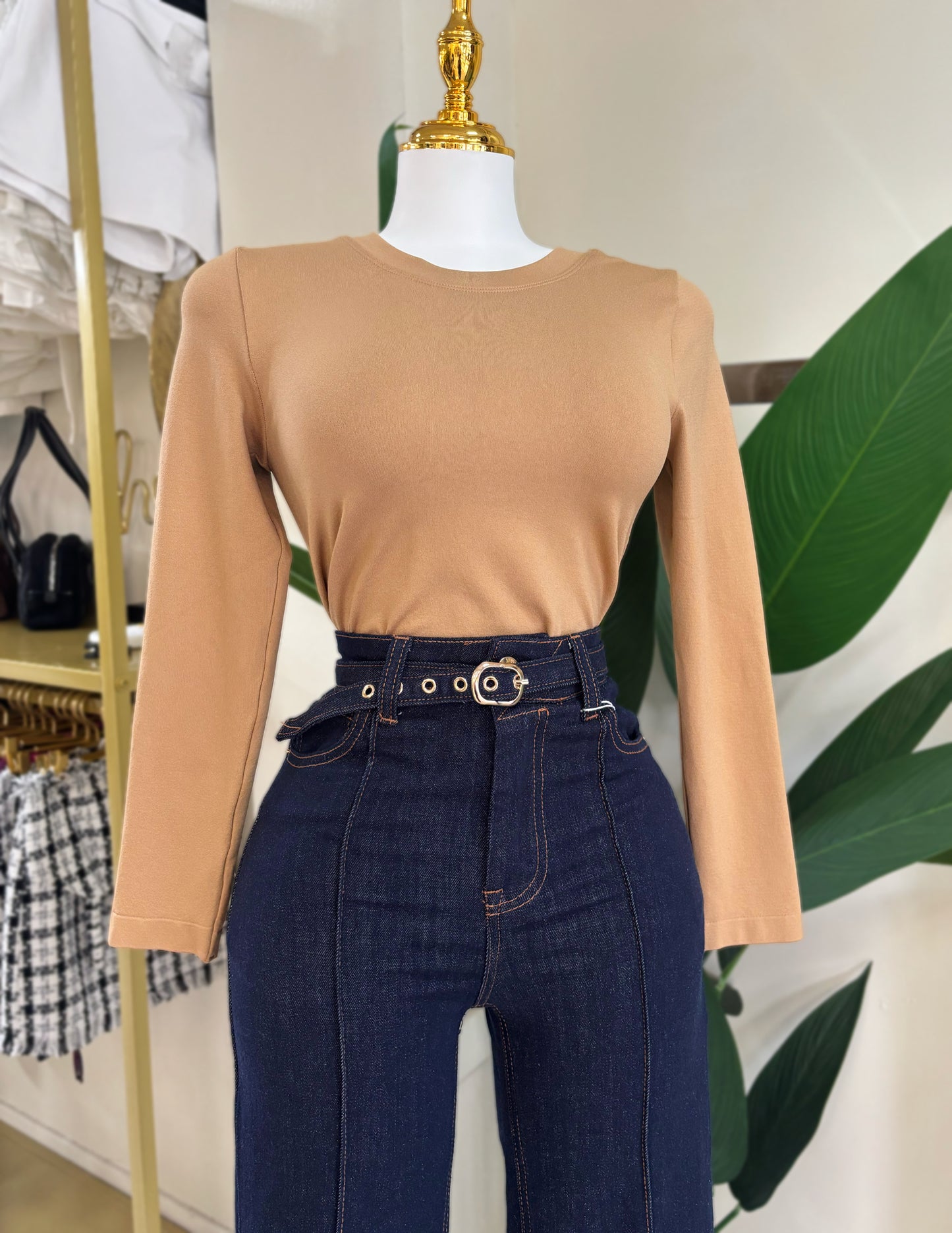 Elisa Belt Detail Jean