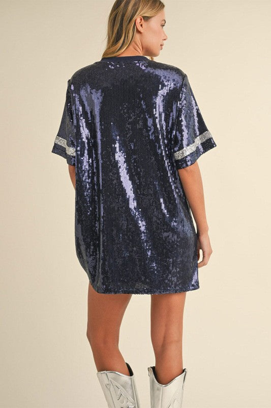 Kim 24 Sequin Thirt Dress