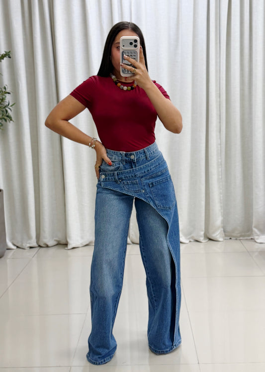 Dania Cross Waist Jean