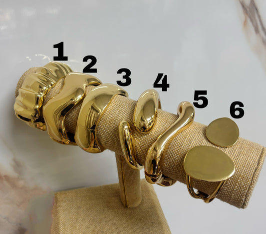Top Stainless Steel Gold Bangles