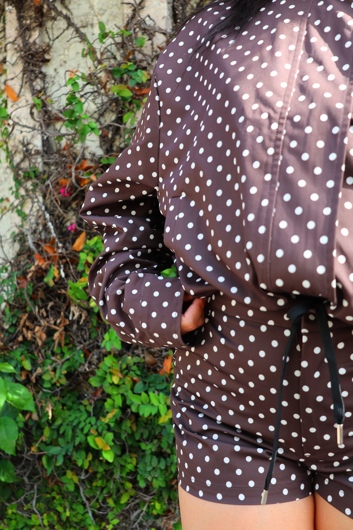 Aurora Polka Jacket Set (Pantalón corre pequeño)