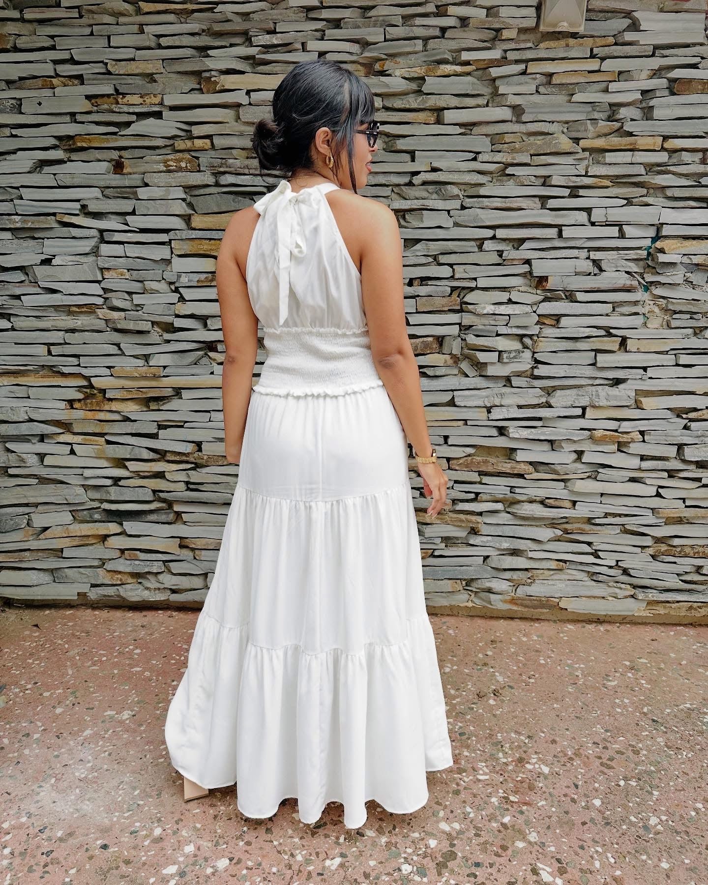 Martinna White Maxi Dress