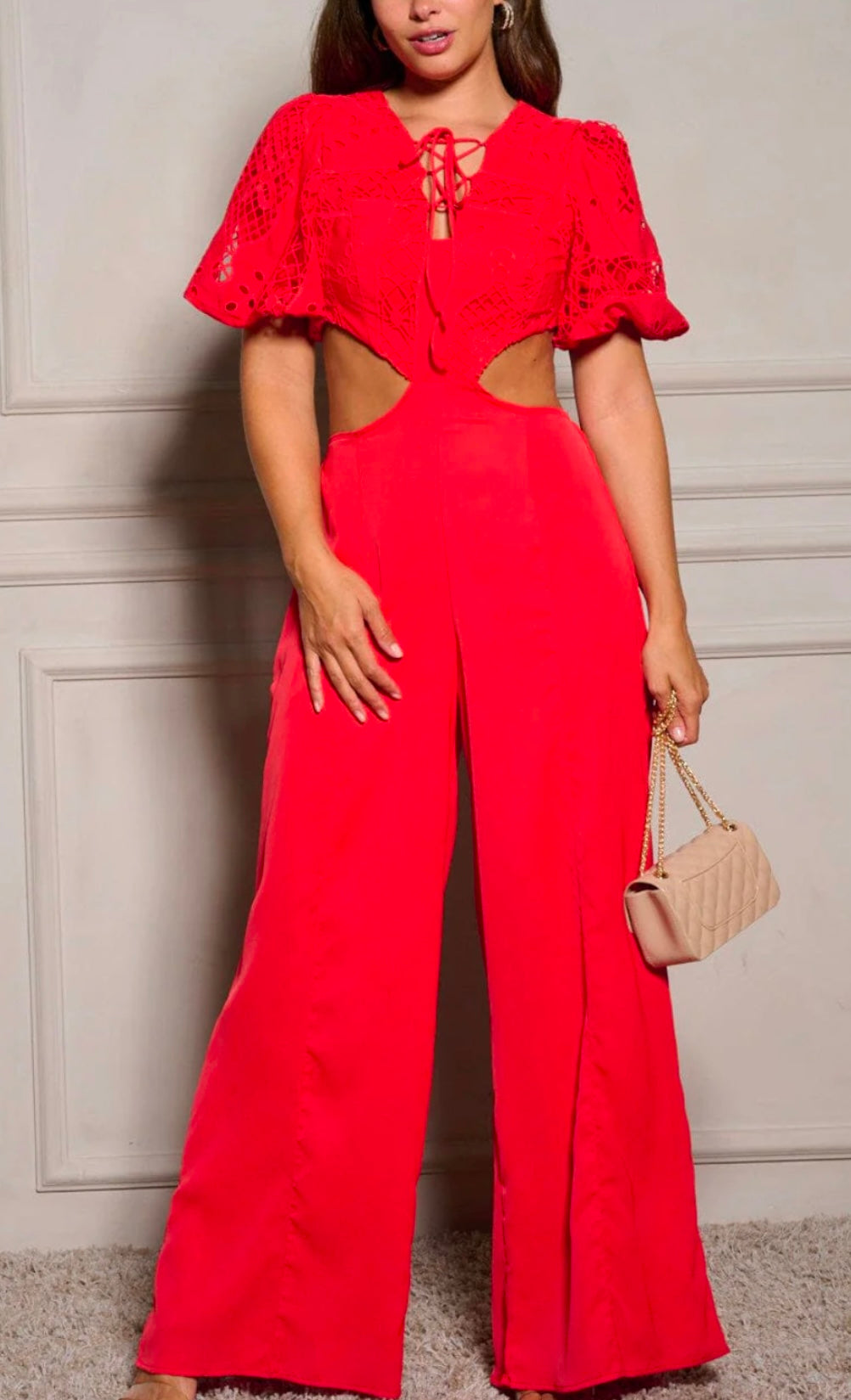 Red Jumpsuit (S•L)