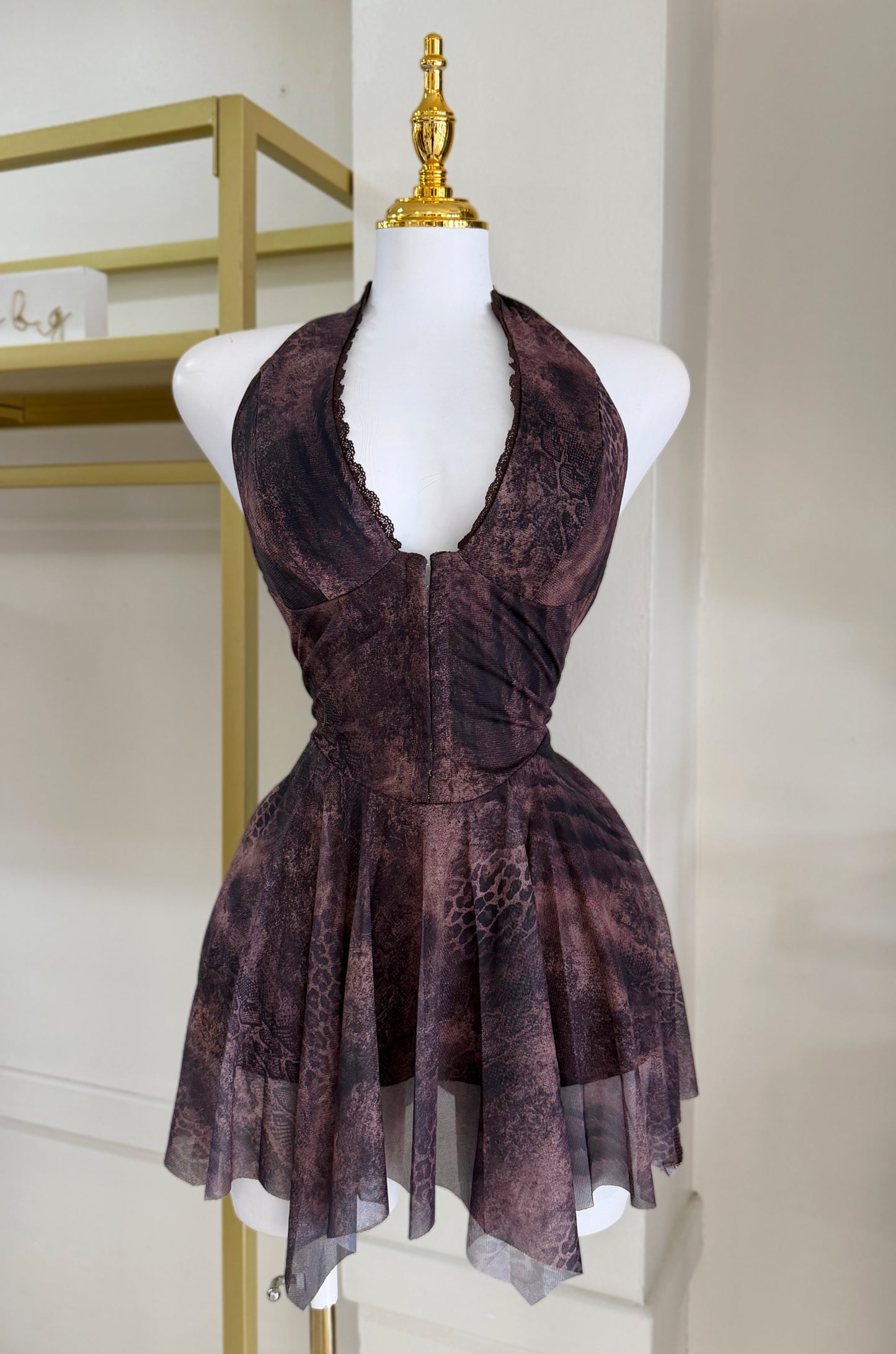Zahara Wild Print Dress (Tiene pantalón)