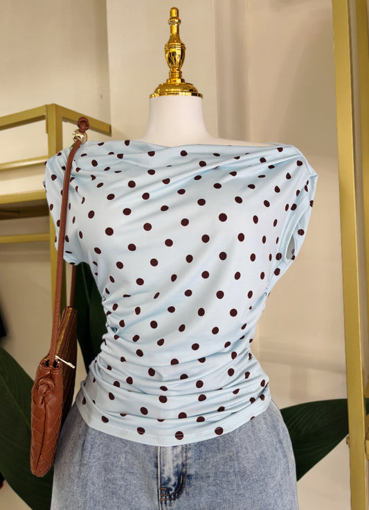 Marina Polka Dots Blouse