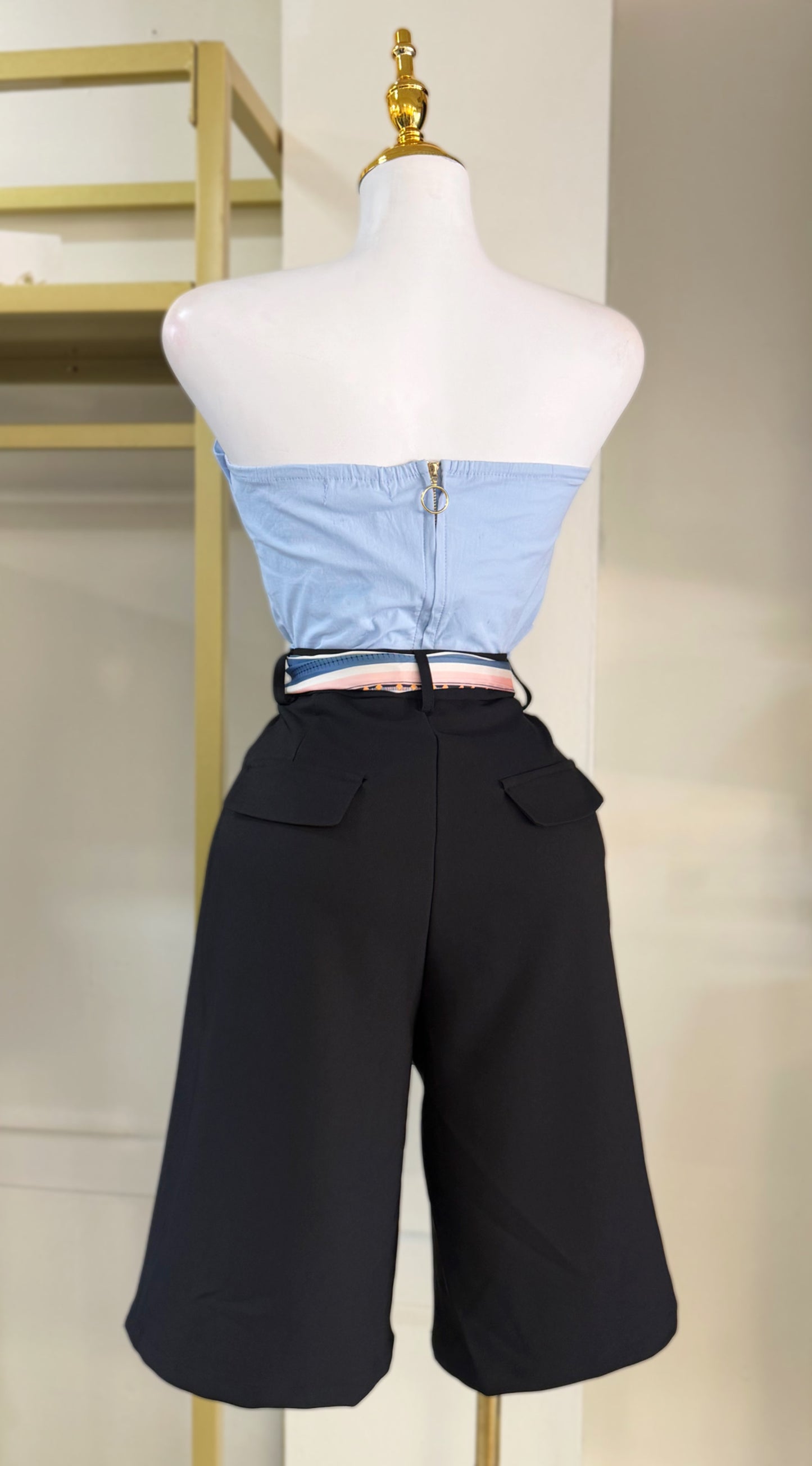 Hesia Scarf Detail Bermuda