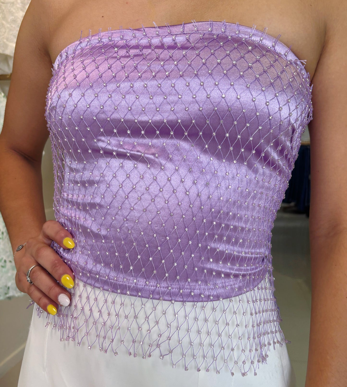 Arianna Glitter Crop Top (3 colores)