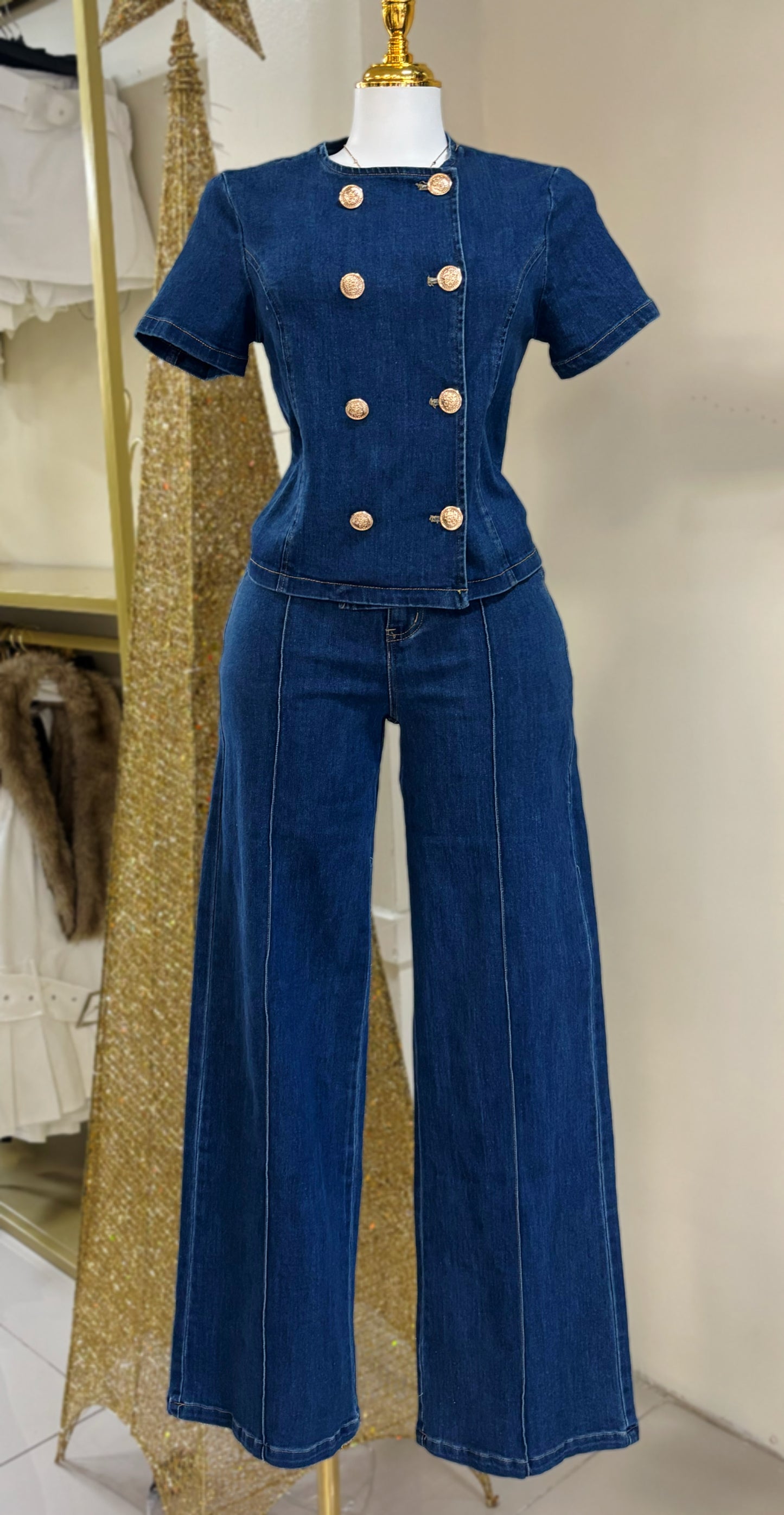 Emilia Denim Set