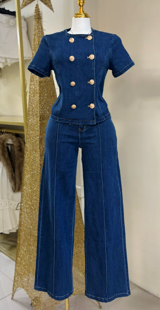 Emilia Denim Set