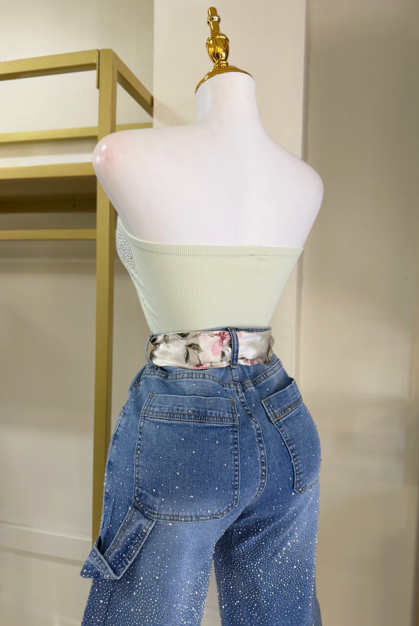 Aurora Rhinestone Jort