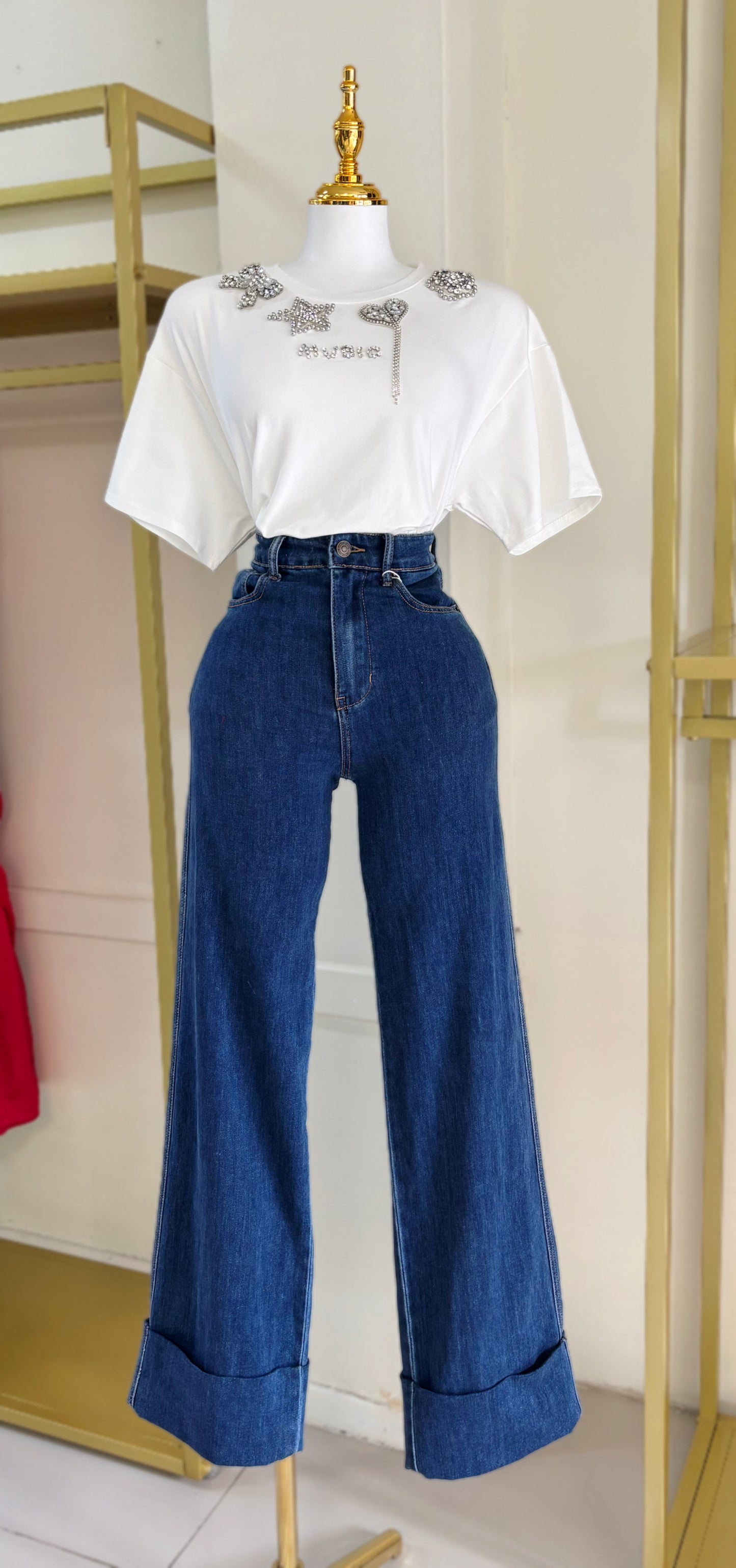 Julieta Jean Dark Blue (Tall)