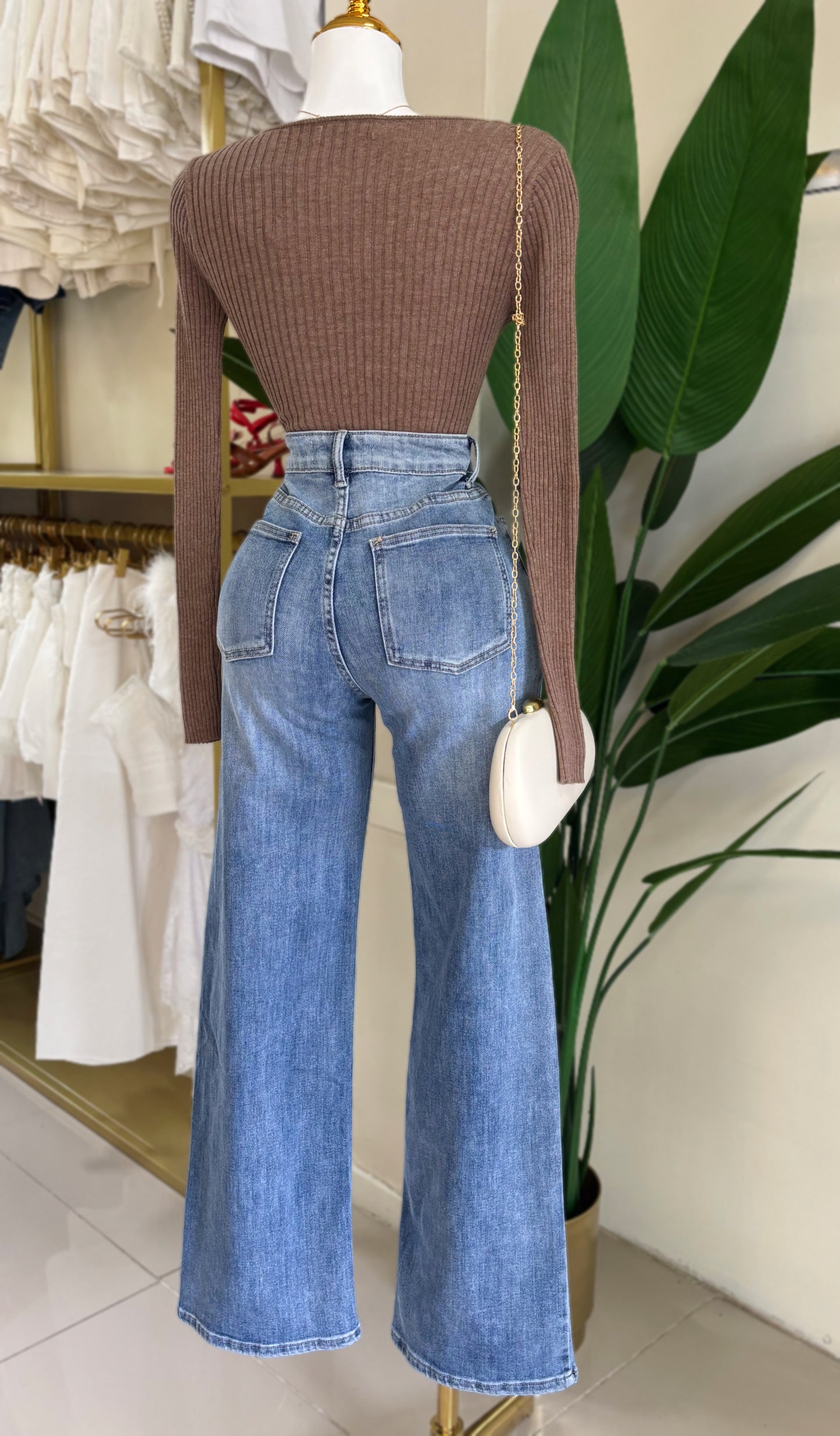 Gala Crossed Bottom Jean