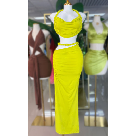 Aruba Lime Skirt Set