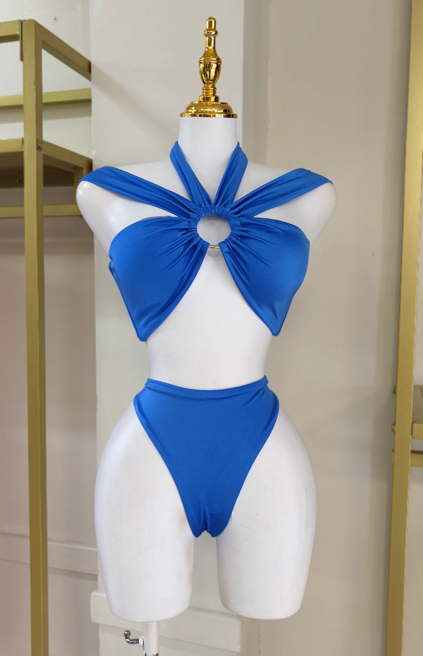 Ibiza 4 Pieces Swimwear (Sage/Dorado/Azul)