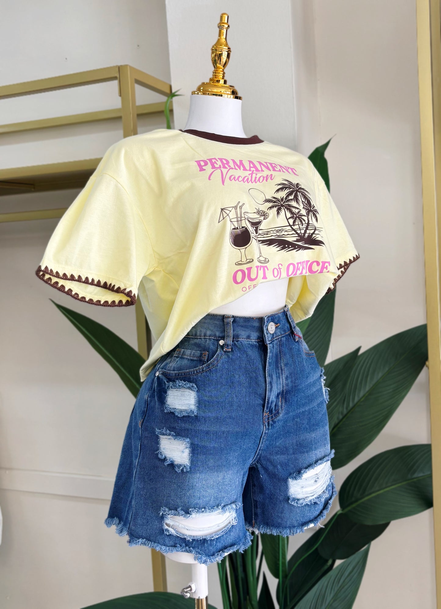 Alissa Denim Short (No stretch)