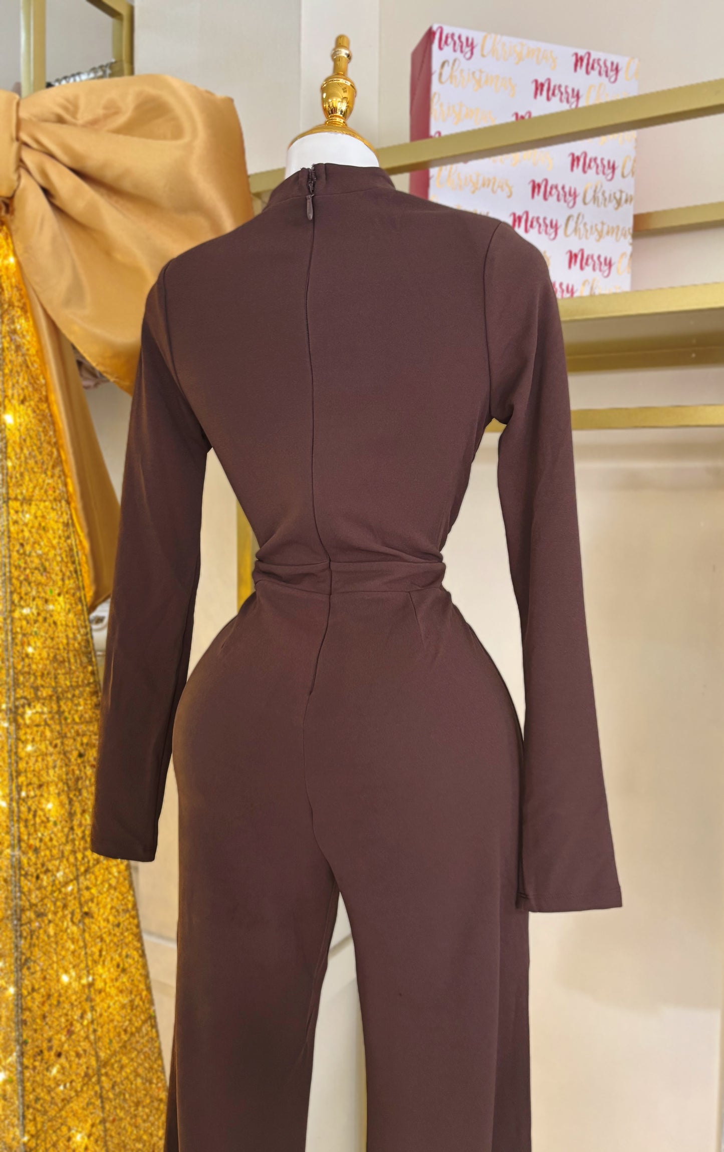 Carolina Chocolate Jumpsuit
