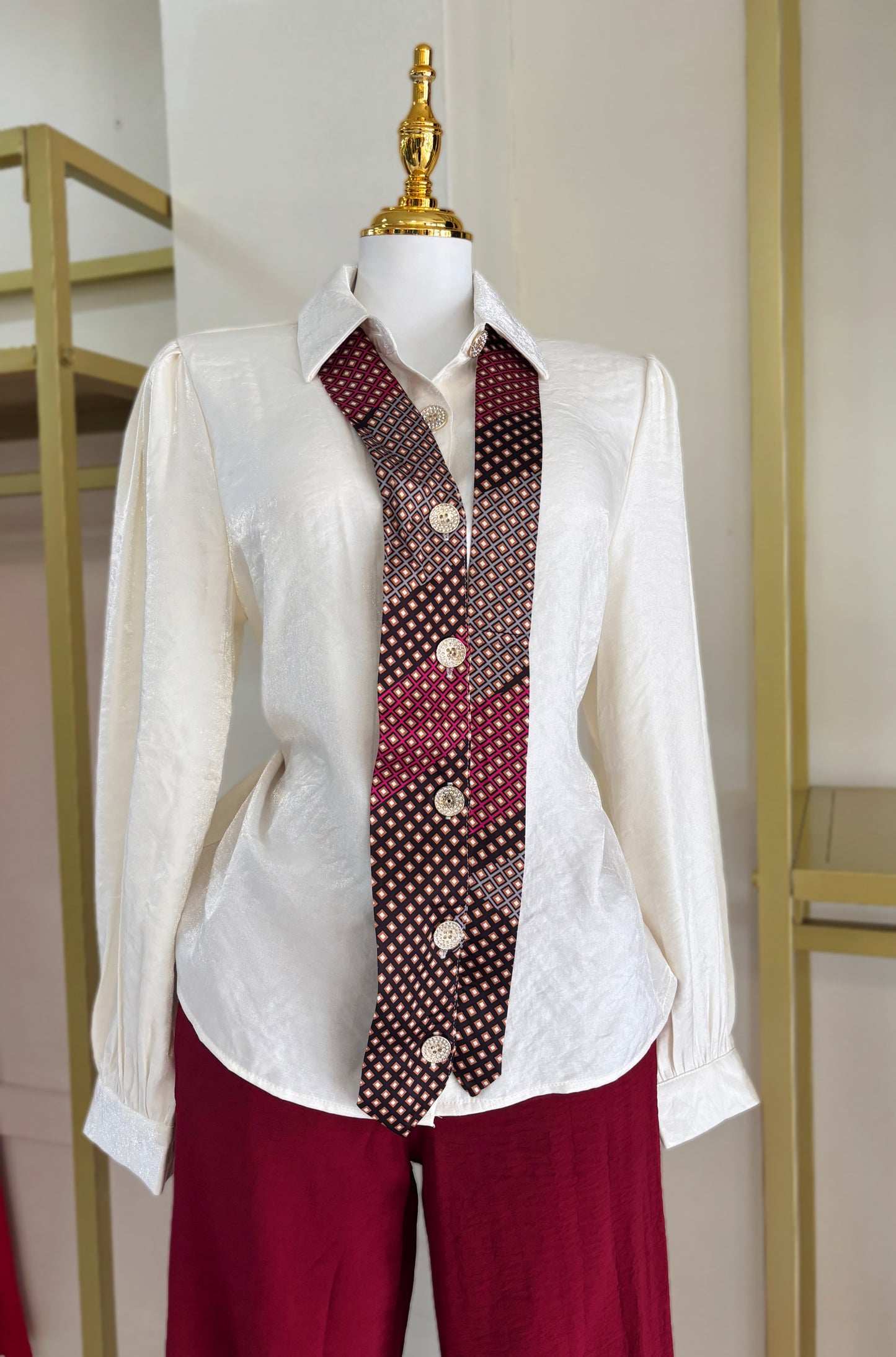 Sara Tie Detail Blouse