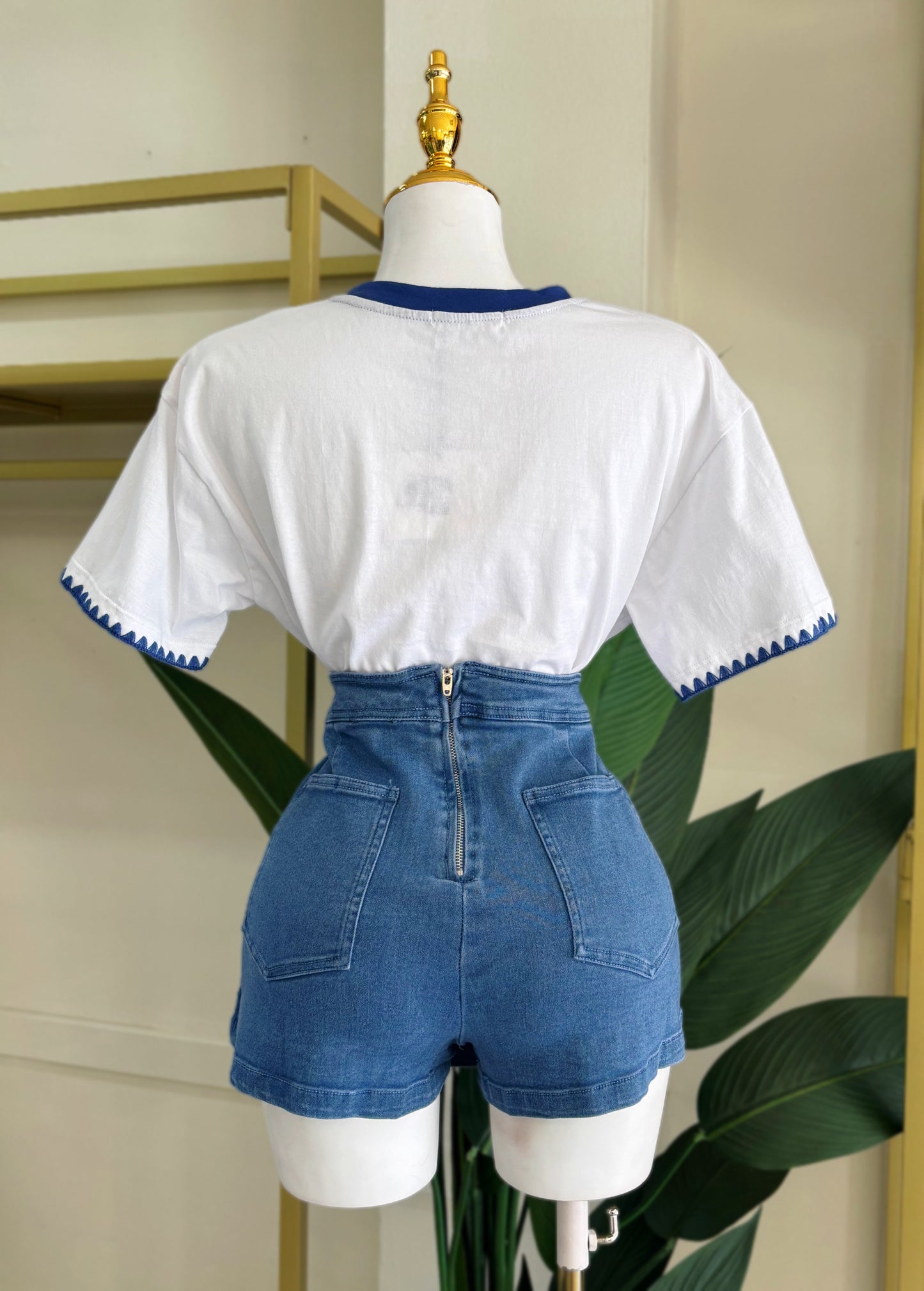 Milana Denim Skort