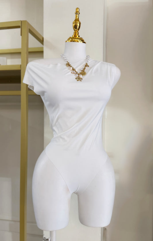Hanna Seamless Bodysuit (White)