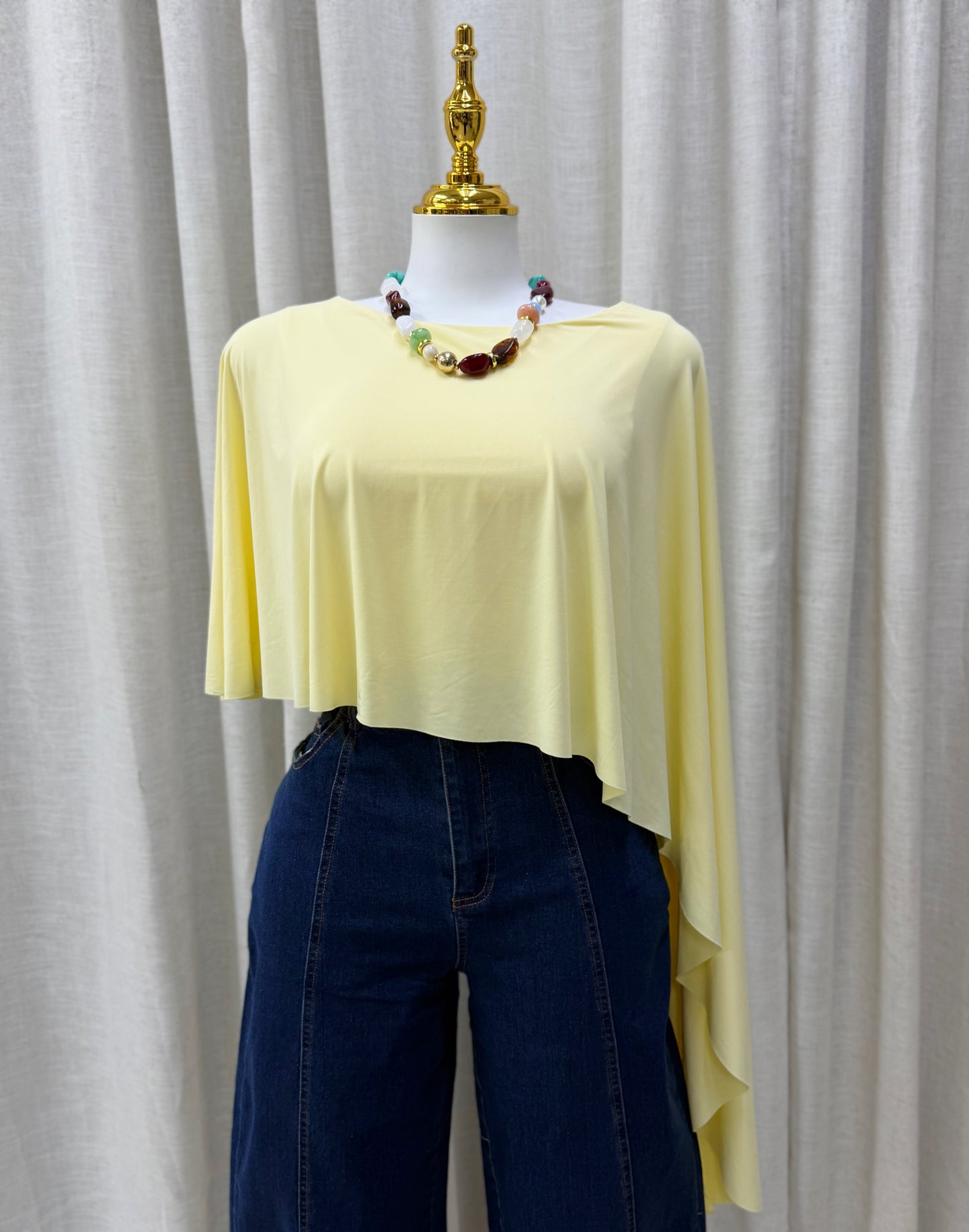 Hanna Elegant Bodysuit (Yellow)