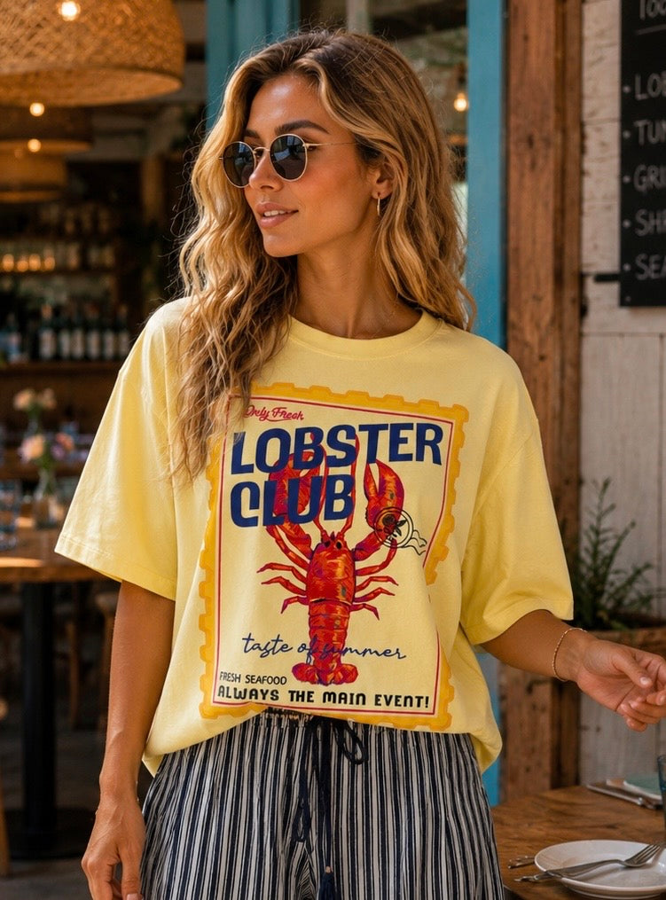 Lobster Club Graphic Tee