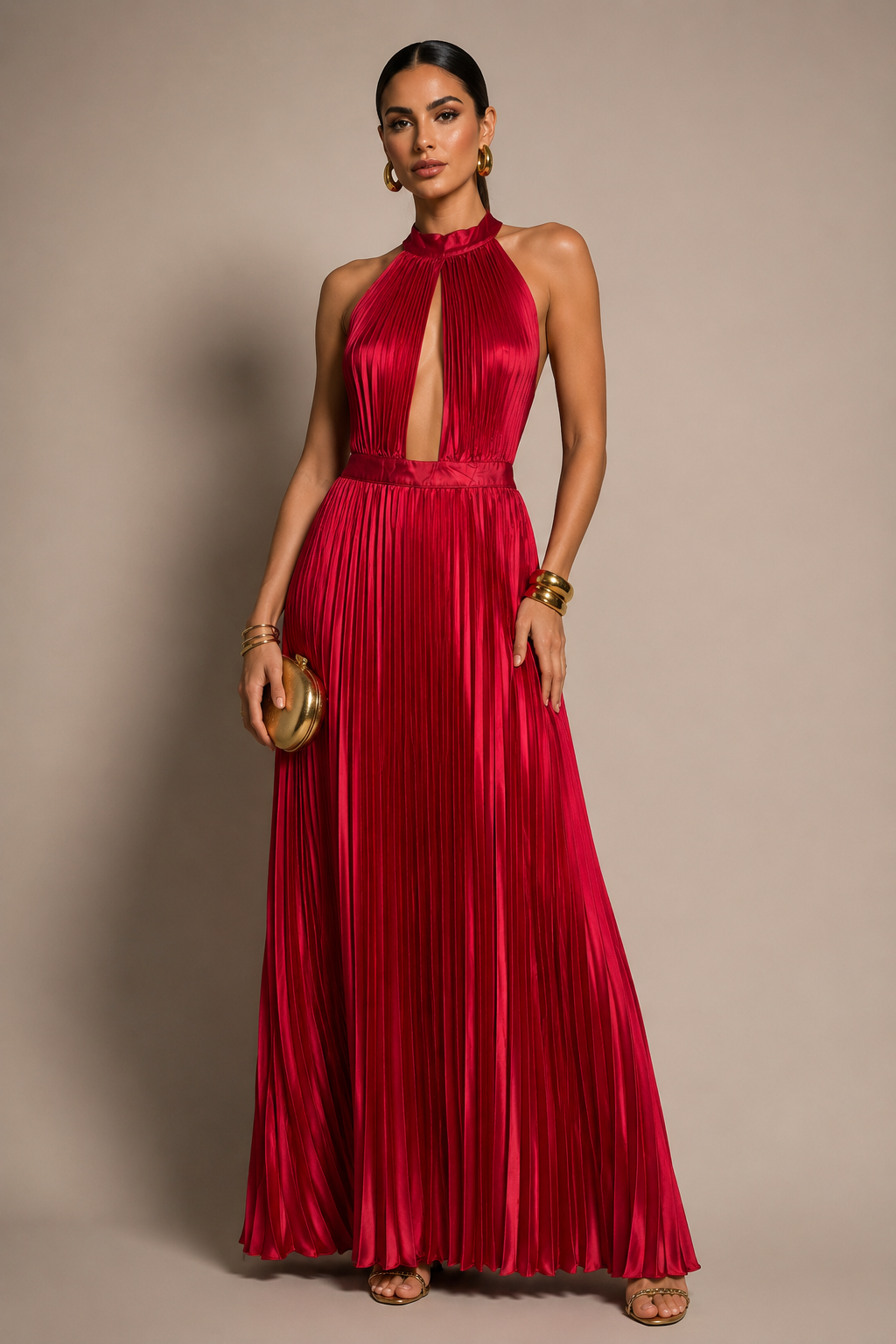 Gala Maxi Red Dress
