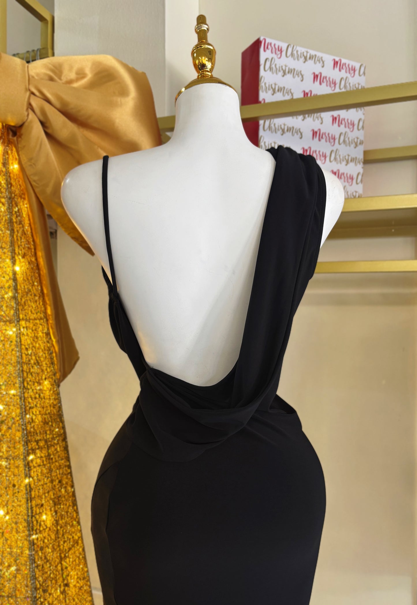 Natalia Maxi Dress (Black)
