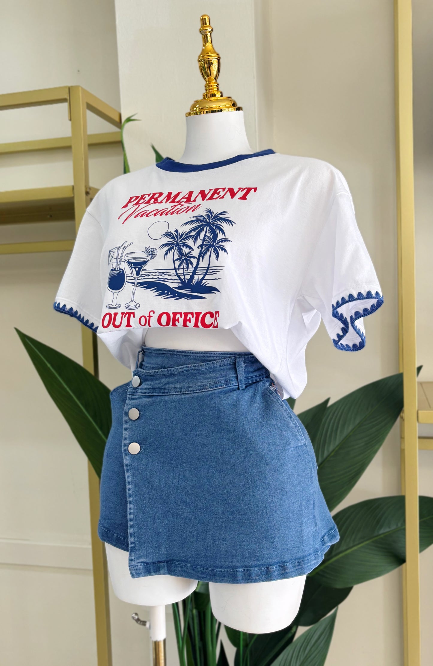 Milana Denim Skort
