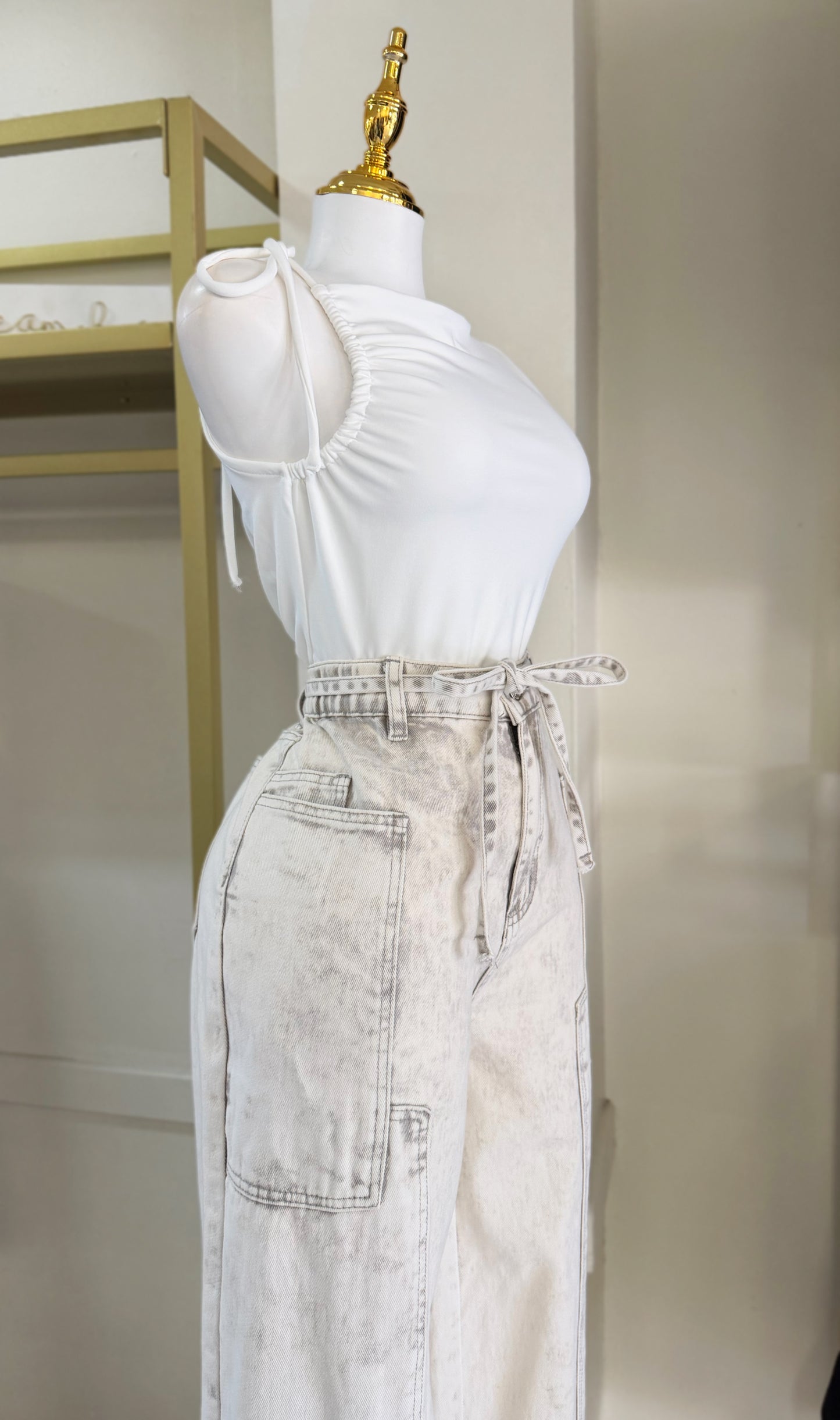 Ashley Wide Leg Jean (No Stretch)