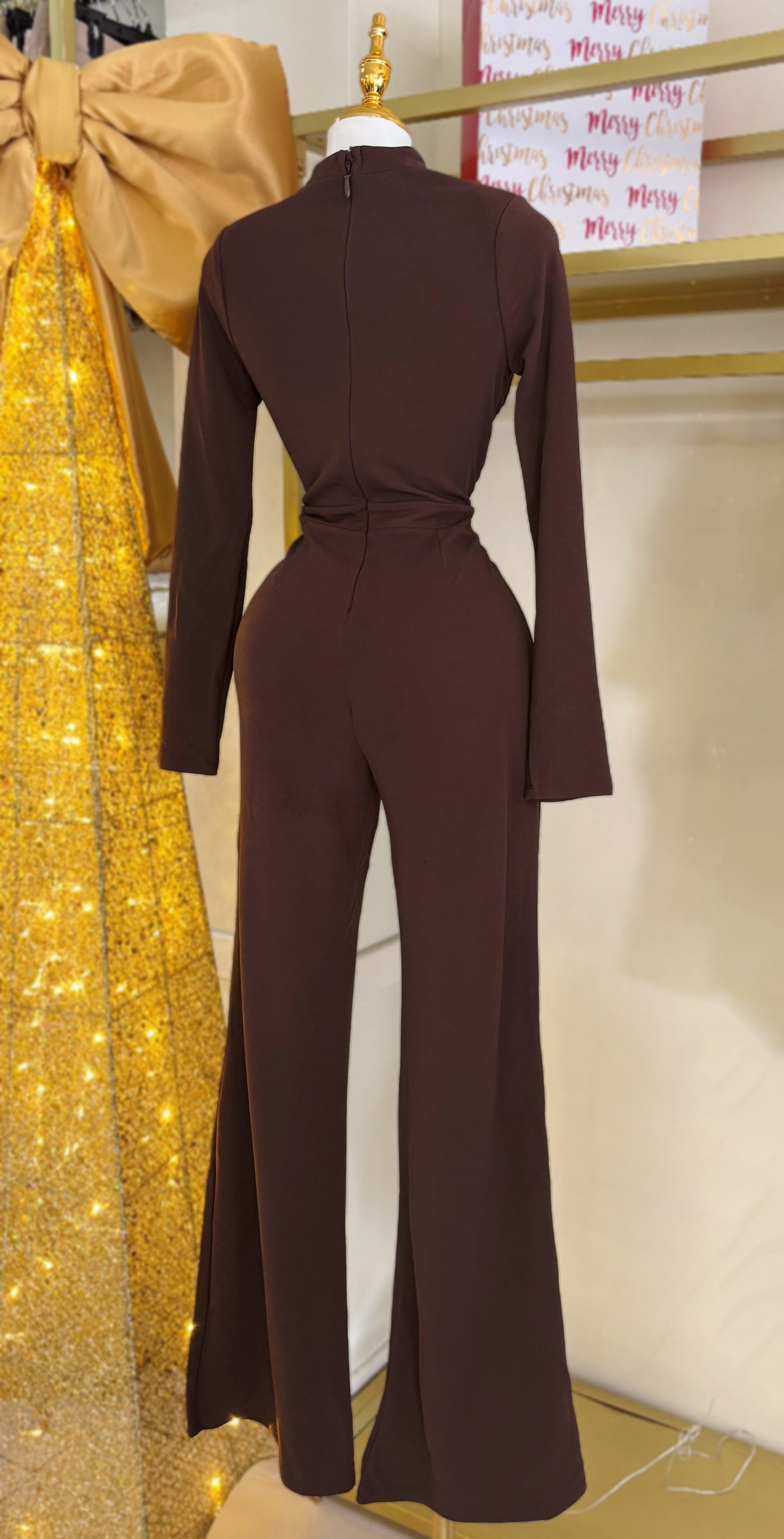 Carolina Chocolate Jumpsuit