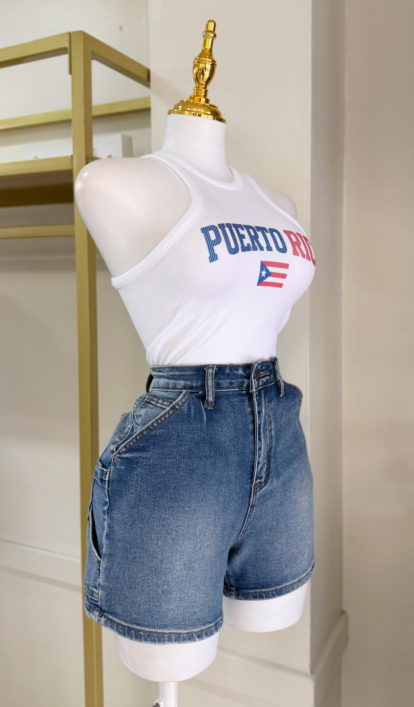Scarlet Denim Short