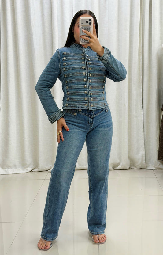 Bolivia Napoleón Set (Denim)