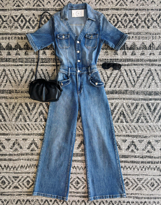 Karla Denim Jumpsuit