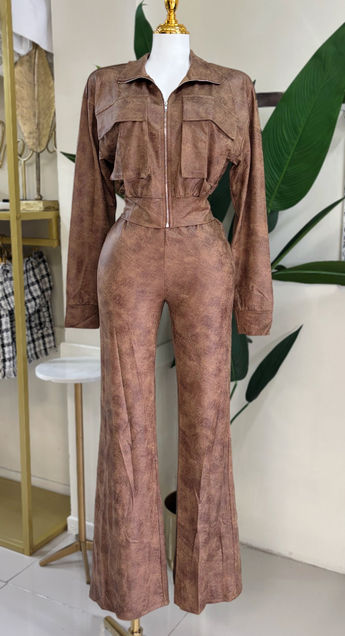 Emilia Soft Leather Travel Set