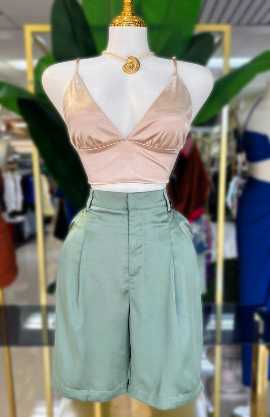 Zoé Satin Bermuda (3 Colores)