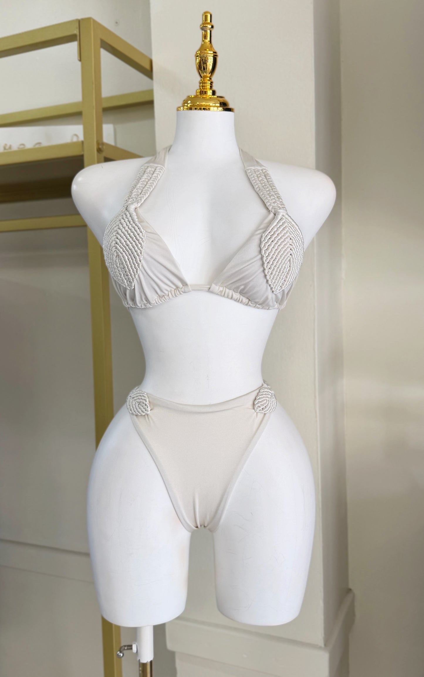 Fiji 3 Pieces Swimwear (Rojo/Negro/Crema/Teal)