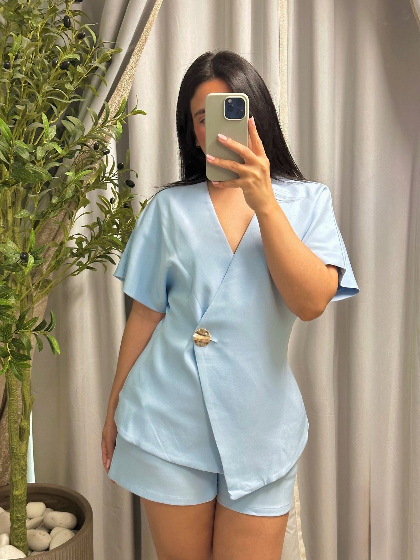 Anette Short Set (Blue)