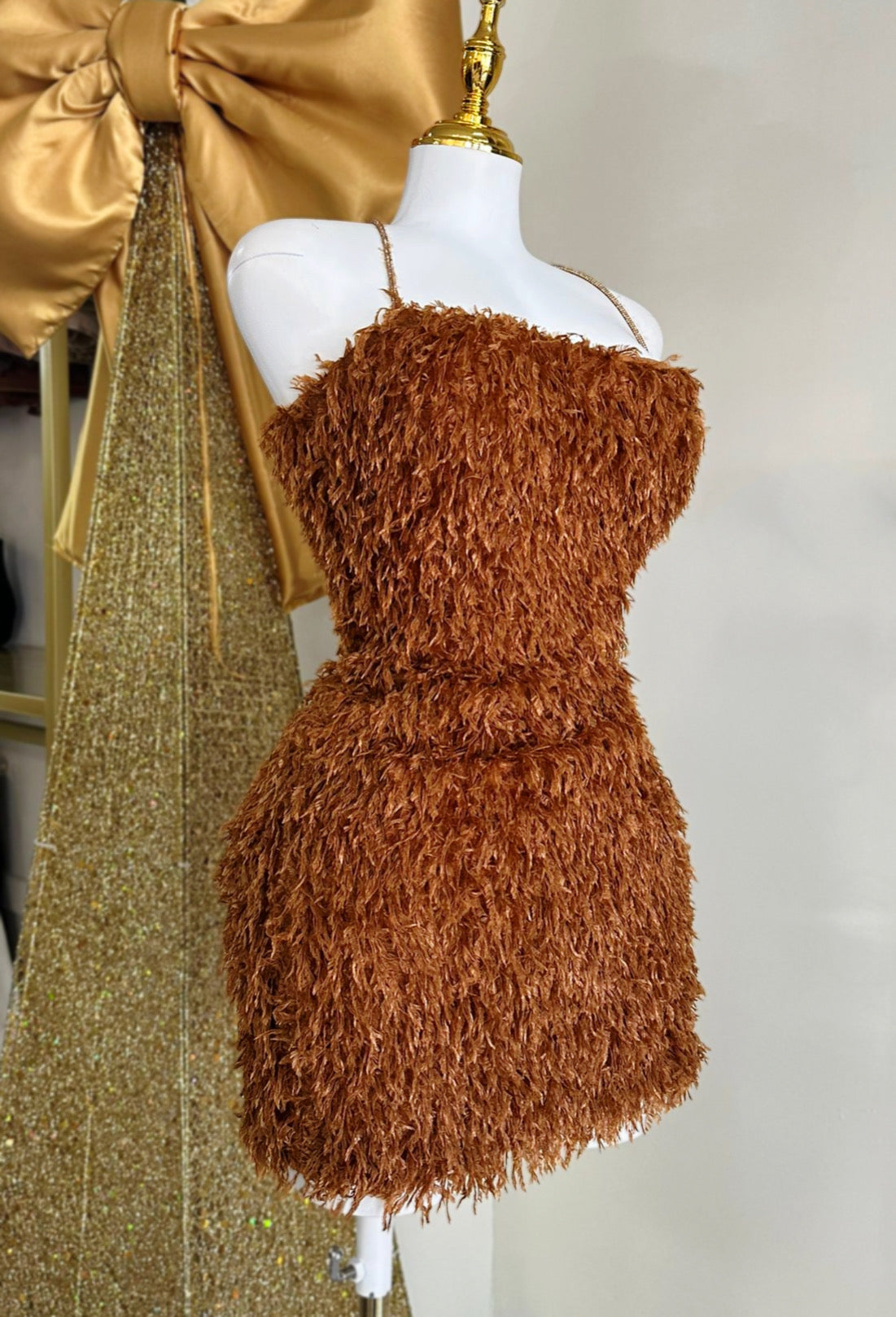 Catlyn Fur Dress