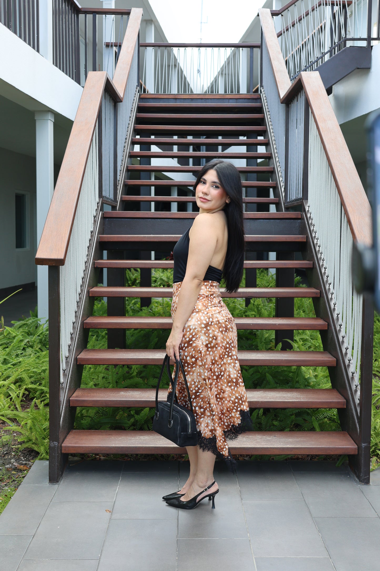 Bambi Satin Skirt