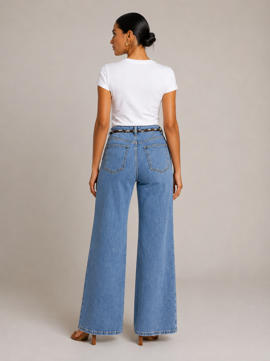 Juliana Belt Jean (Light Blue)