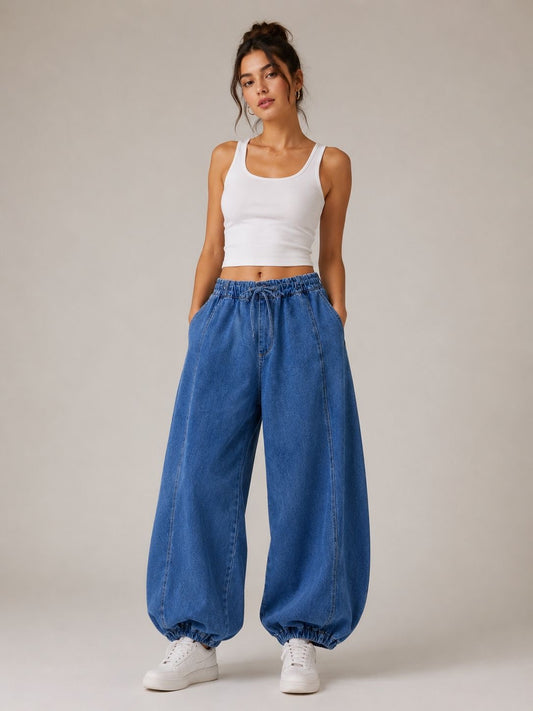 Maite Balloon Jeans (Corre grande)
