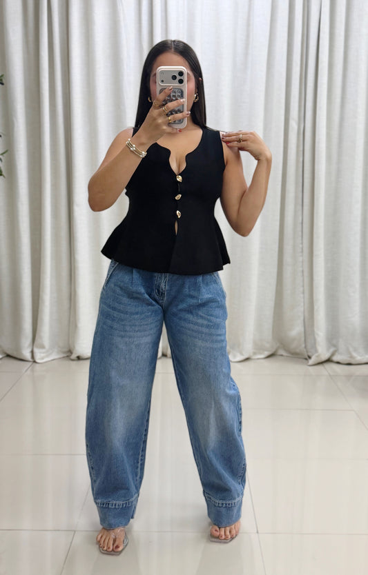 Nayla Barrel Jean