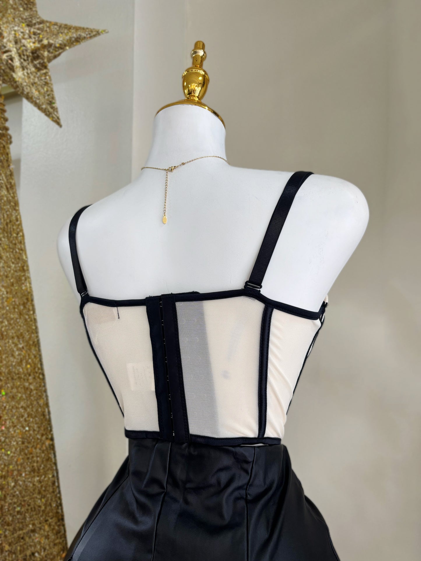 Amira Details Corset (Beige)