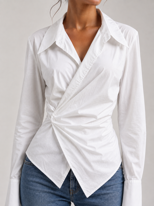 Thalía White Blouse