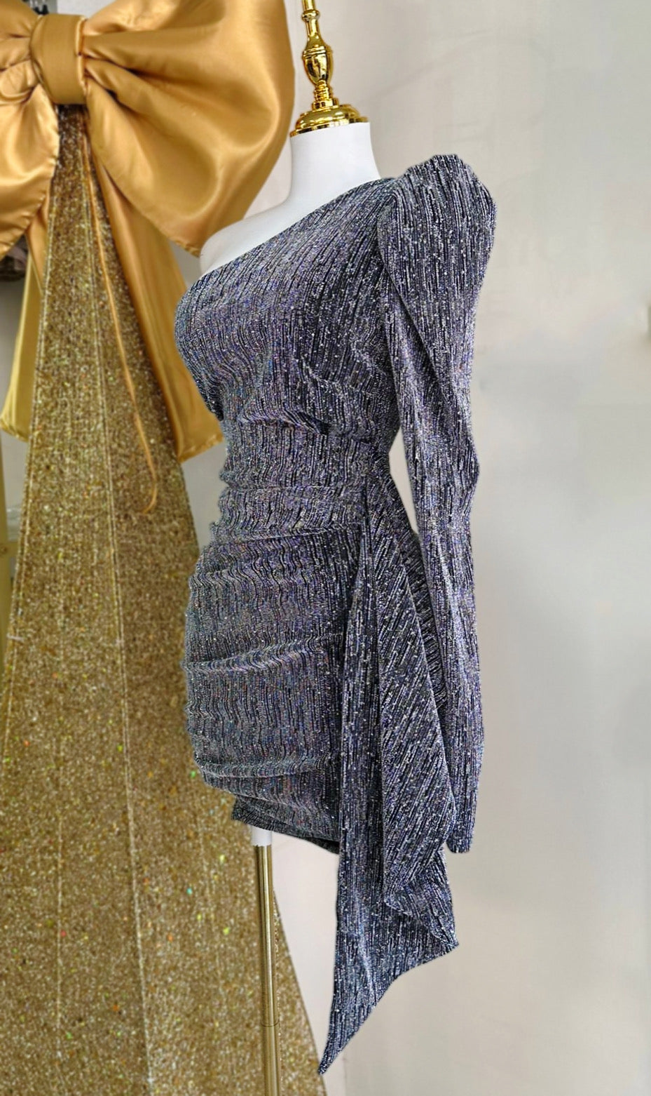 Julianna Silver Dress