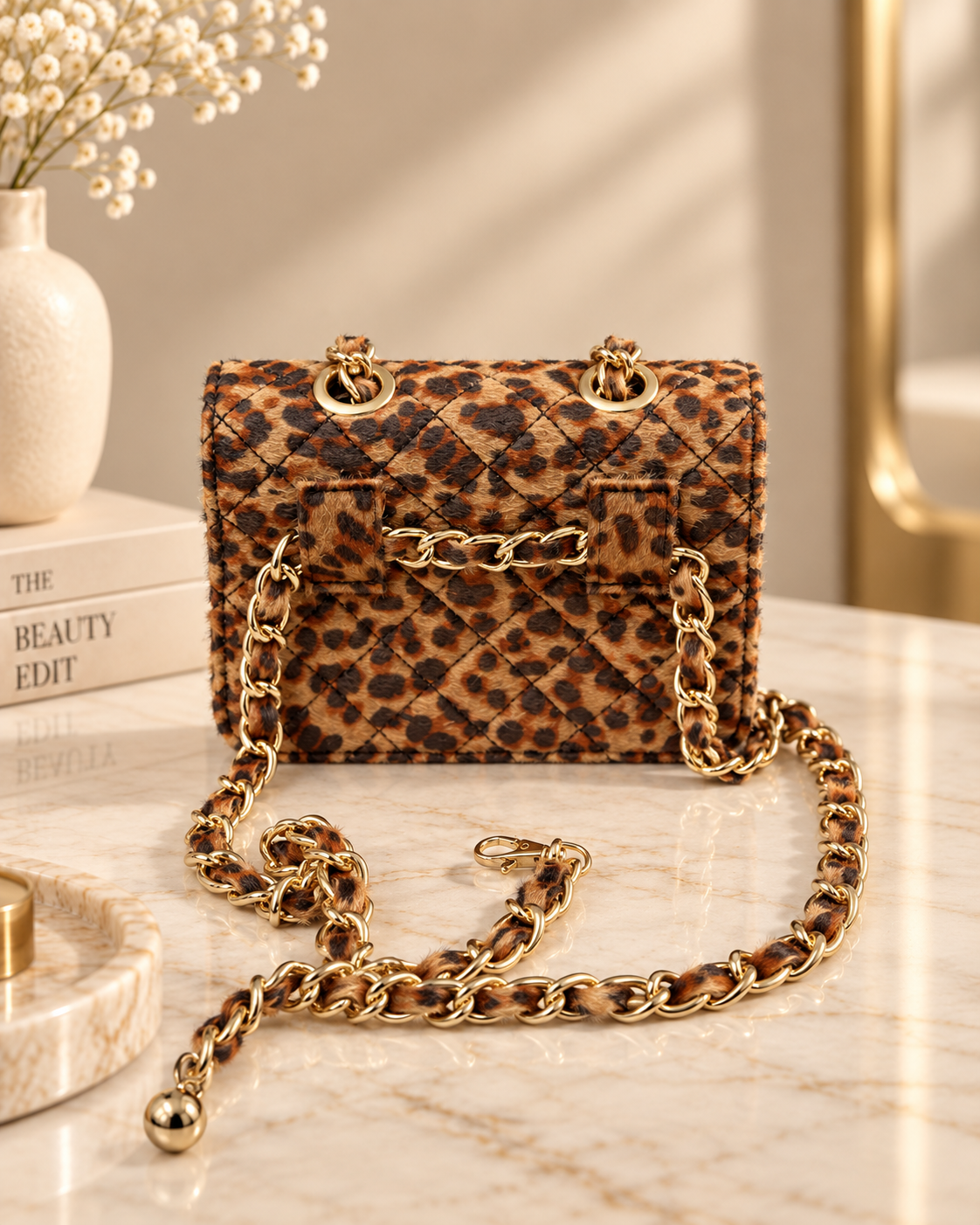 Cleo Leopard Bag